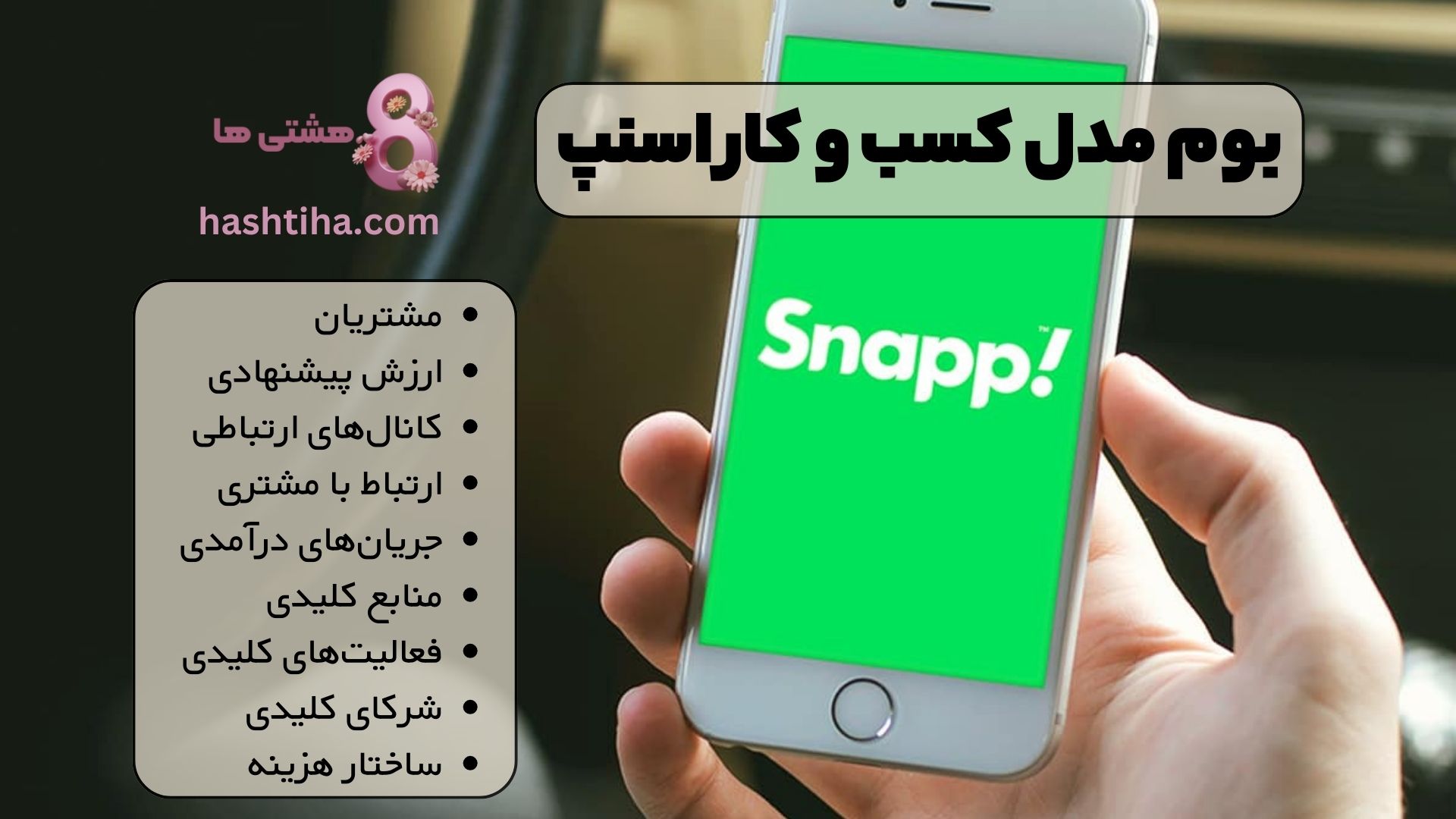 بوم مدل کسب و کار اسنپ
