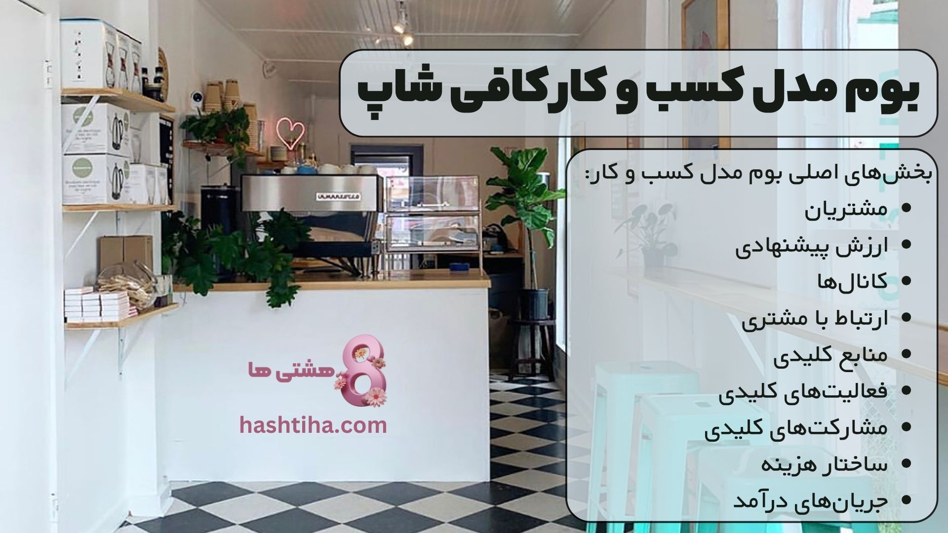 بوم مدل کسب و کار کافی شاپ