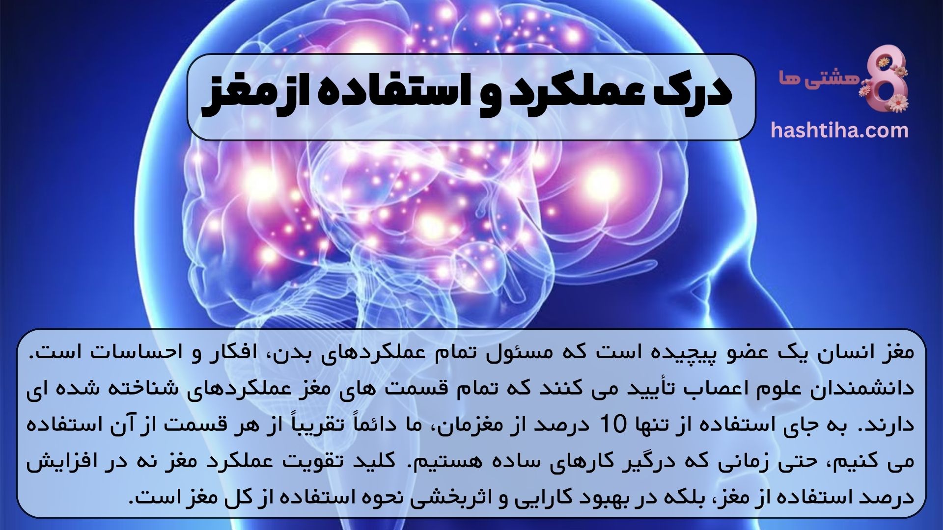 درک عملکرد و استفاده از مغز