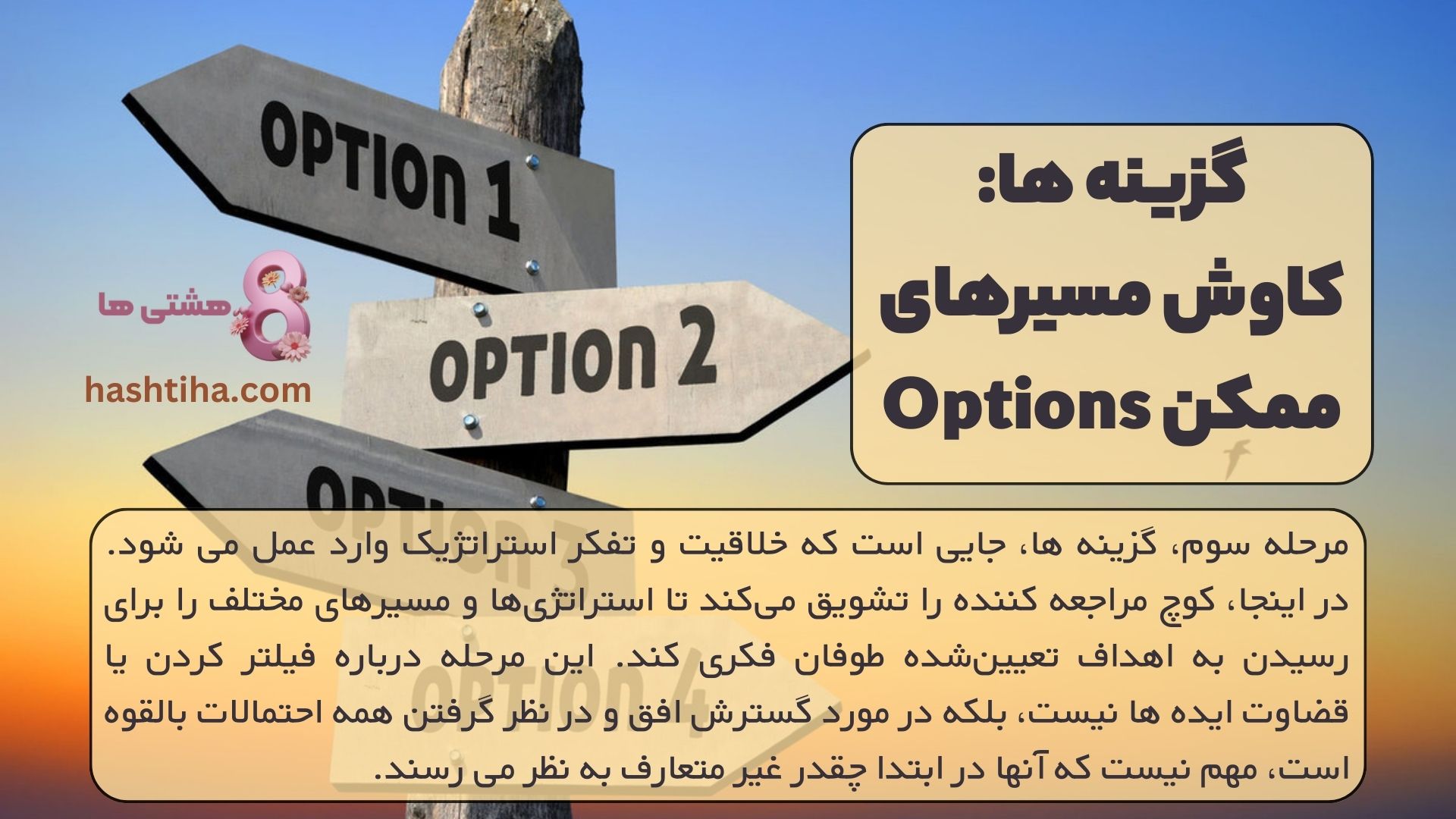 گزینه ها: کاوش مسیرهای ممکن Options