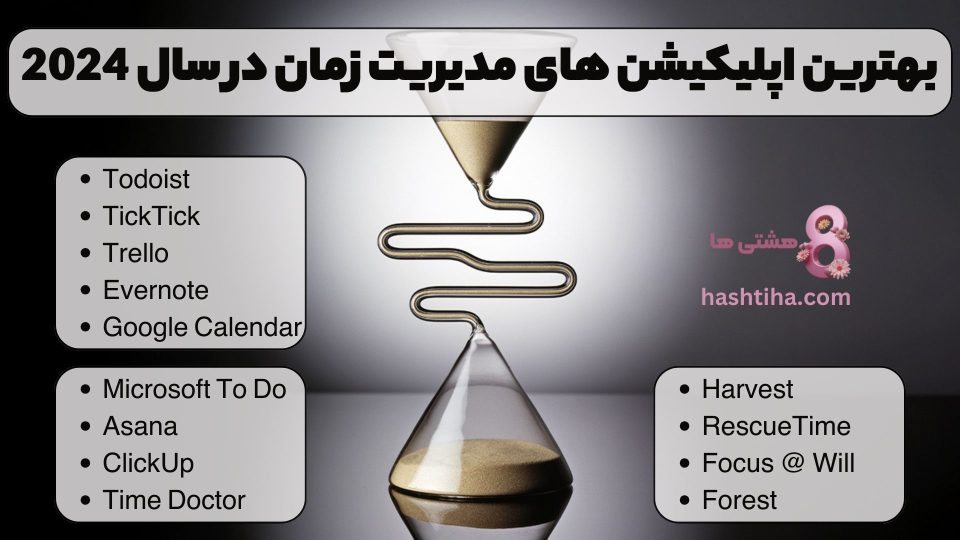 بهترین اپلیکیشن های مدیریت زمان در سال 2024